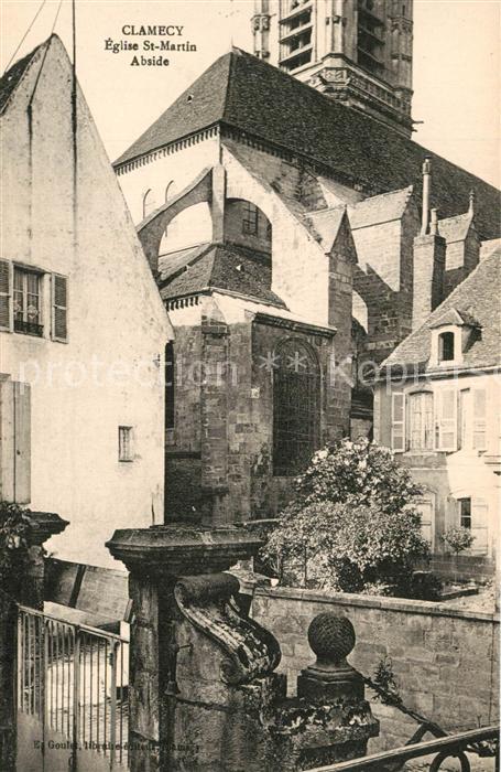 Clamecy Nievre Eglise Saint Martin Abside