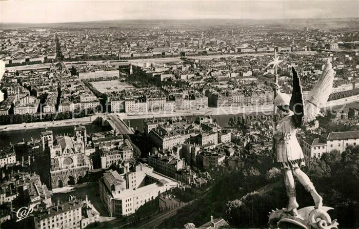 Lyon France Panorama pris de Fourvière