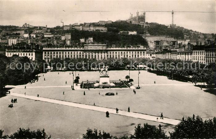 Lyon France Place Bellecour Monument