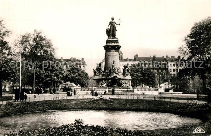 Lyon France Place Carnot Monument