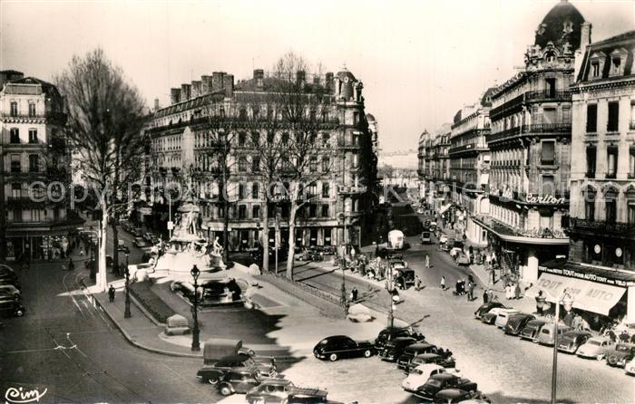 Lyon France Place de la République Monument Rue du President Carnot