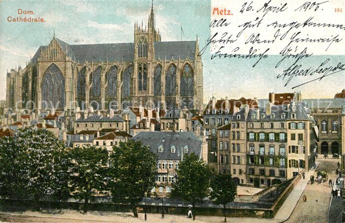 Metz  57 Moselle La Cathedrale Dom