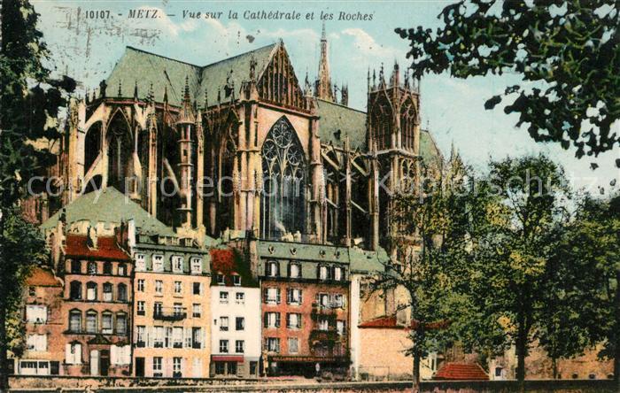 Metz  57 Moselle La Cathedrale et les Roches Dom