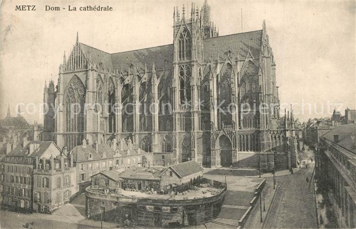 Metz  57 Moselle La Cathedrale Dom