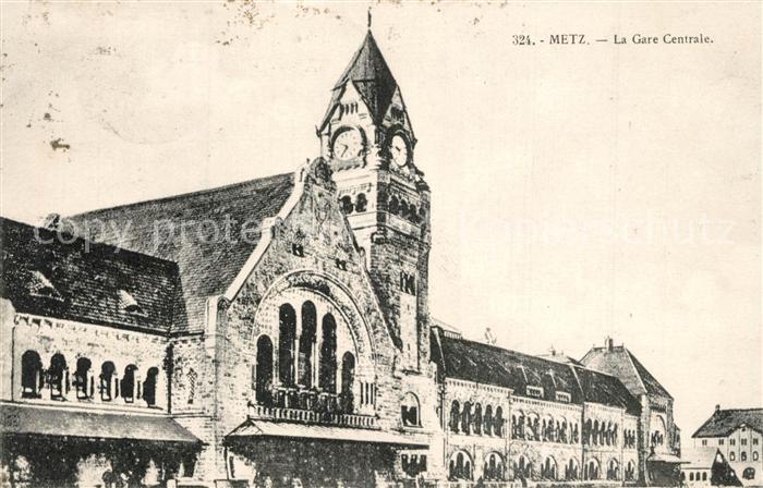 Metz  57 Moselle Gare Centrale Bahnhof