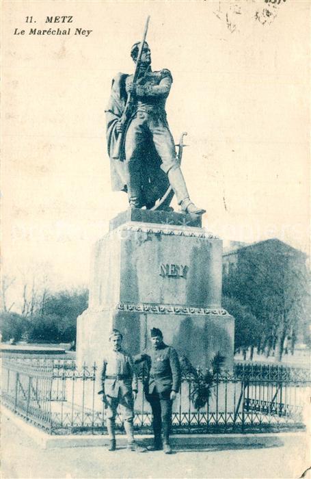 Metz  57 Moselle Esplanade Maréchal Ney Monument Denkmal