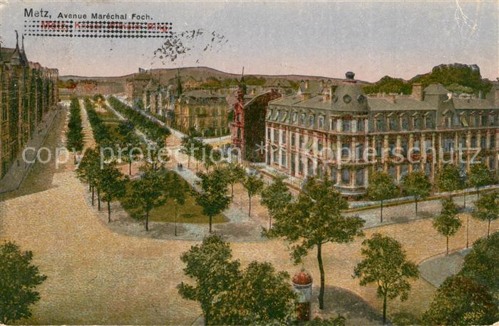 Metz  57 Moselle Avenue Maréchal Foch