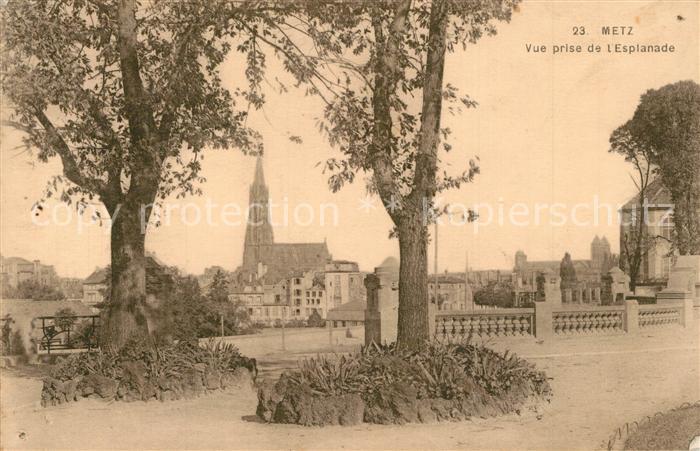Metz 57 Moselle Vue prise de l'Esplanade