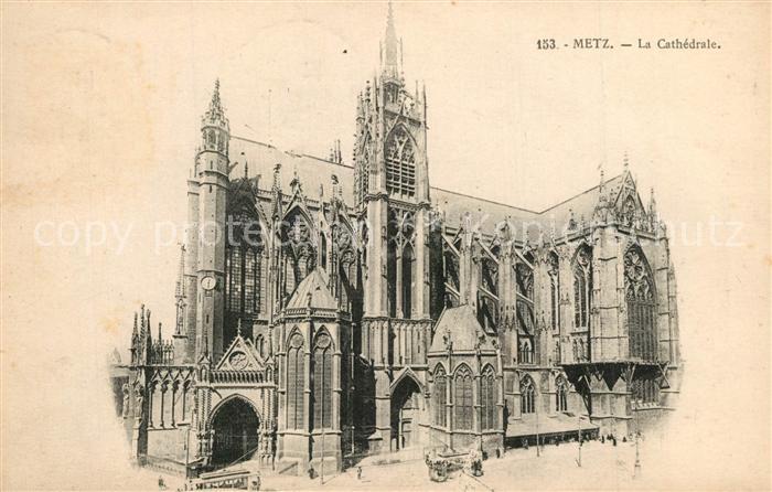 Metz 57 Moselle La Cathedrale Dom