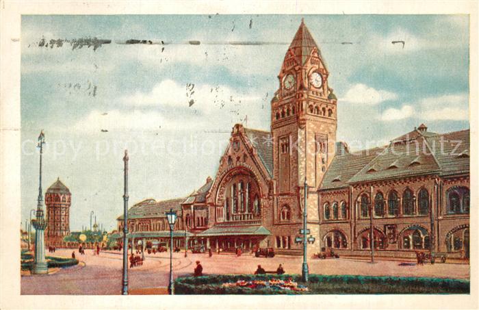 Metz 57 Moselle La gare Bahnhof