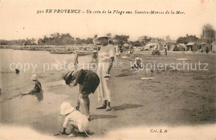 Saintes-Maries-de-la-Mer Un coin de la plage