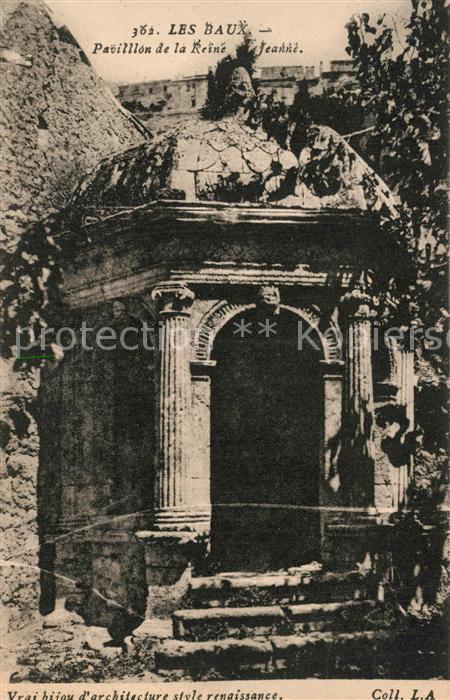 Les Baux-de-Provence Pavillon de la Reine Jeanne style renaissance