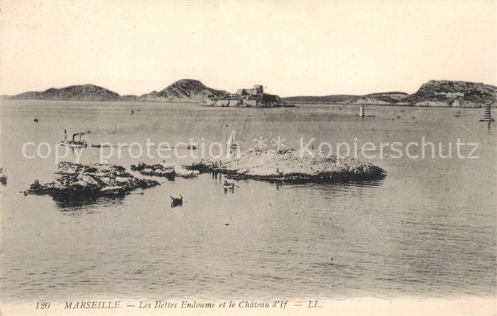 Marseille Bouches-du-Rhone Les Ilettes Endoume et Chateau d_If