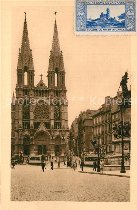 Marseille Bouches-du-Rhone Eglise Saint Vincent de Paul Sondermarke Colline de N