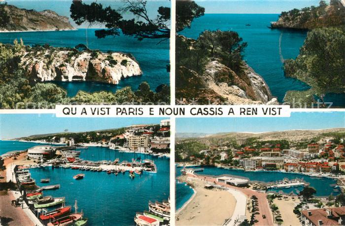 Cassis Kuestenpanorama Hafen