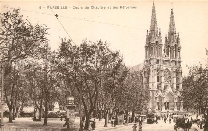 Marseille Bouches-du-Rhone Cours du Chateau et les Réformés Cathed