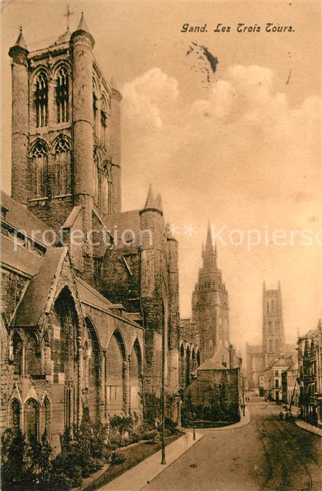 Gand Belgien Les Trois Tours