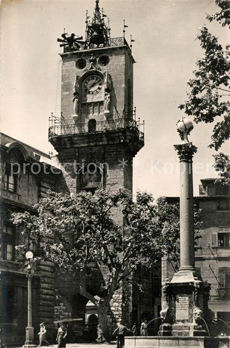 Aix-en-Provence Place de l_Hôtel de Ville