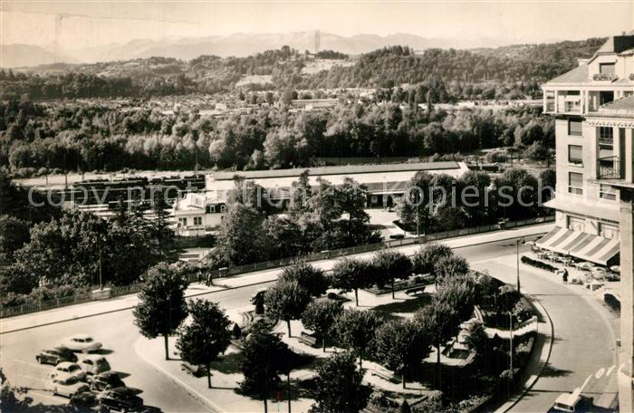 Pau 64 Square Georges V et la chaîne des Pyrénées