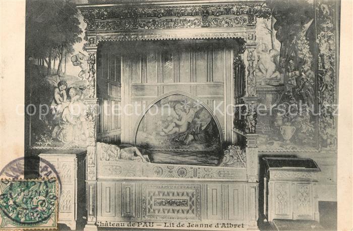 Pau 64 Chateau Lit de Jeanne d Albret