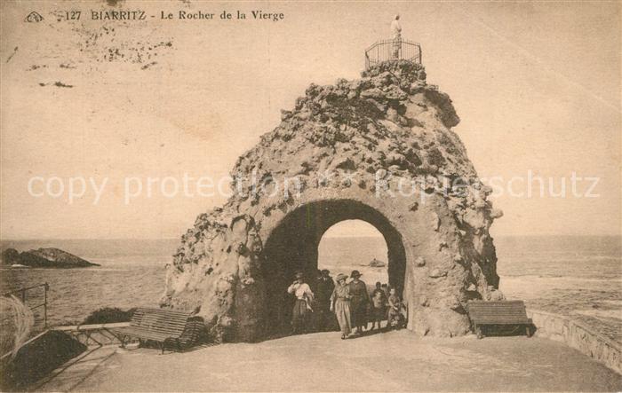 Biarritz Pyrenees Atlantiques Le Rocher de la Vierge
