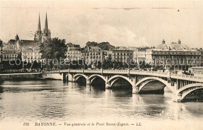 Bayonne 64 Vue Generale et Pont Saing Esprit
