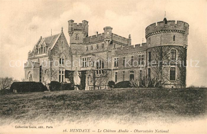Hendaye Pyrenees Atlantiques Chateau Abadie Observatoire National