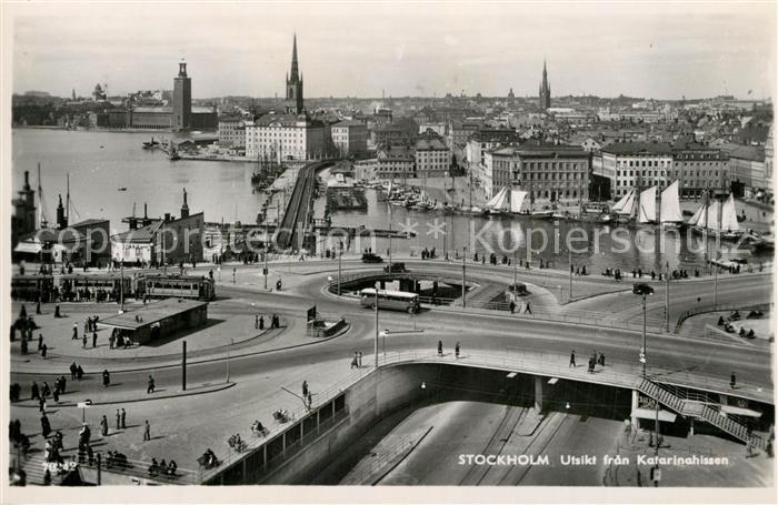 Stockholm Utsikt fran Katarinahissen
