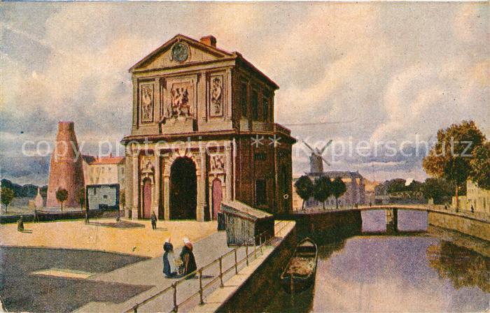 Rotterdam Delfische Poort Kuenstlerkarte