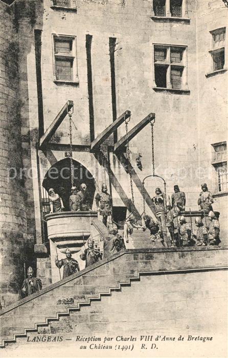Langeais Réception par Charles VIII d Anne de Bretagne au Chateau