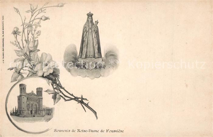 Lyon France Basilique Notre Dame de Fourvière des f