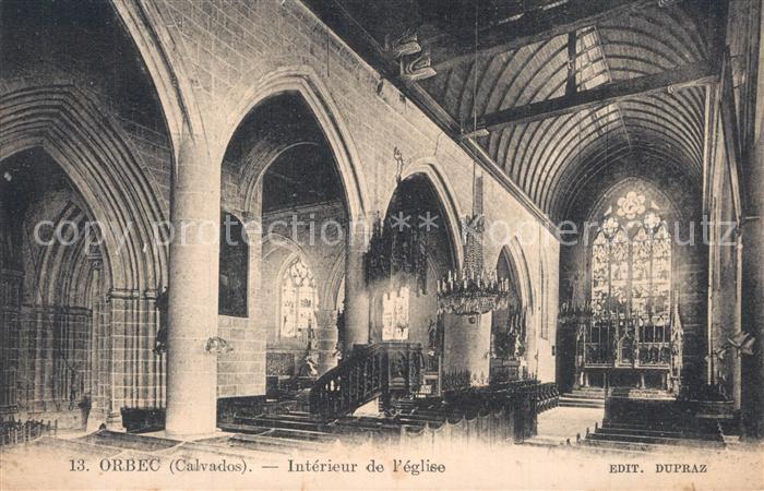Orbec Intérieur de l'Eglise