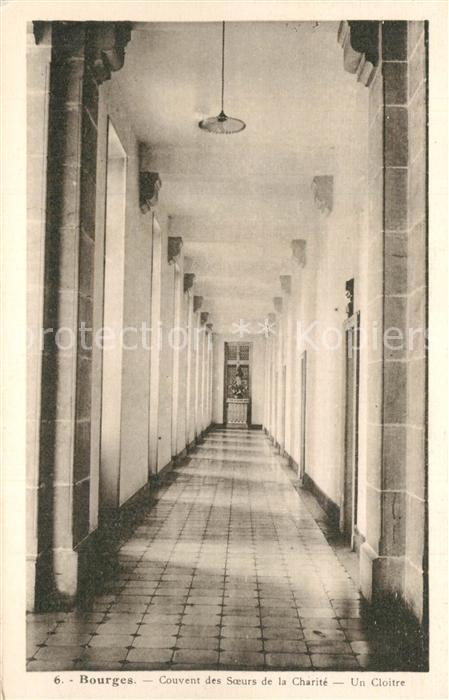 Bourges Couvent des Soeurs de la Charité Cloître Kloster