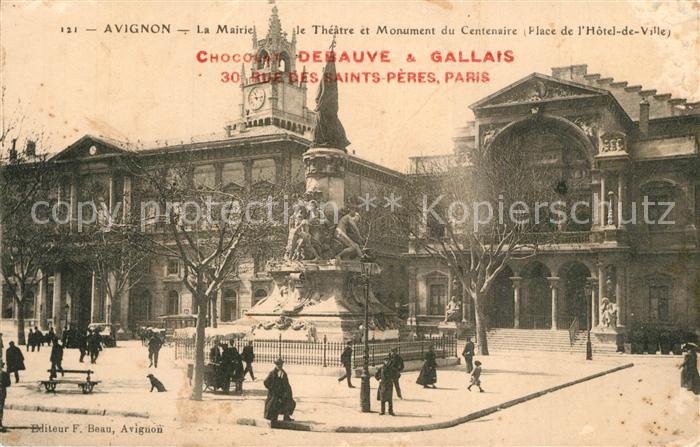 Avignon Vaucluse La Mairie Théâtre et Monument du Centenaire Place de l Hôtel de