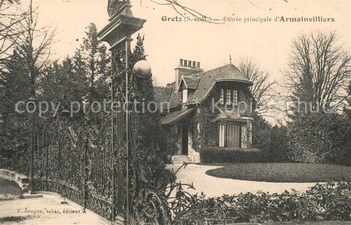 Gretz-Armainvilliers Entrée principale d Armainvilliers