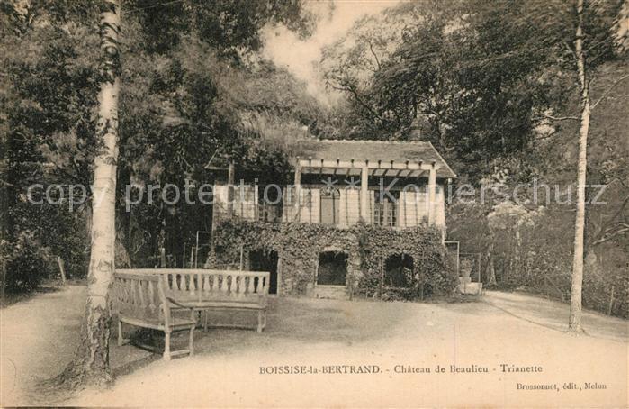 Boissise-la-Bertrand Chateau de Beaulieu Trianette