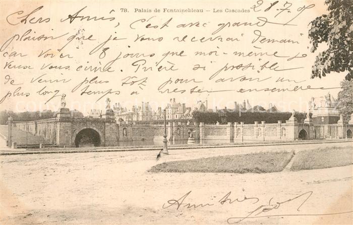 Fontainebleau Seine et Marne Palais les Cascades