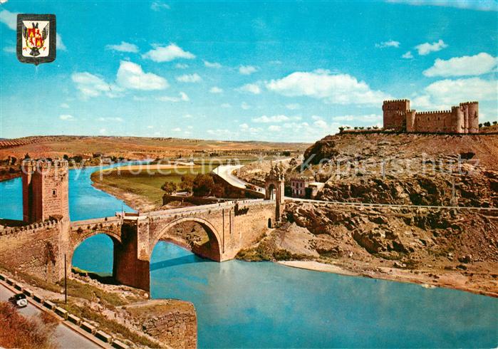 Toledo Castilla-La Mancha Puente de Alcantara y Castillo de San Servando
