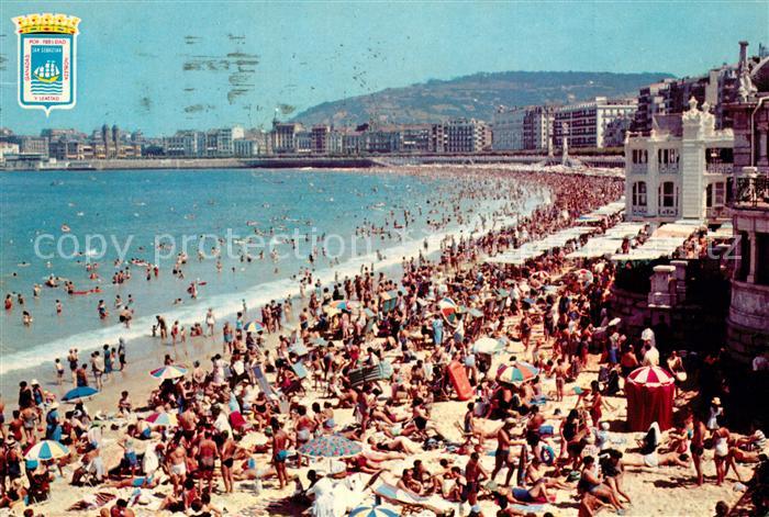 San Sebastian  Pais Vasco ES Playa de la Concha