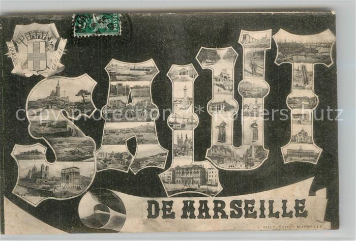 Marseille Bouches-du-Rhone Salut de la ville