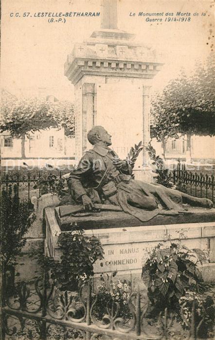 Lestelle-Betharram Monument des Morts de la Guerre