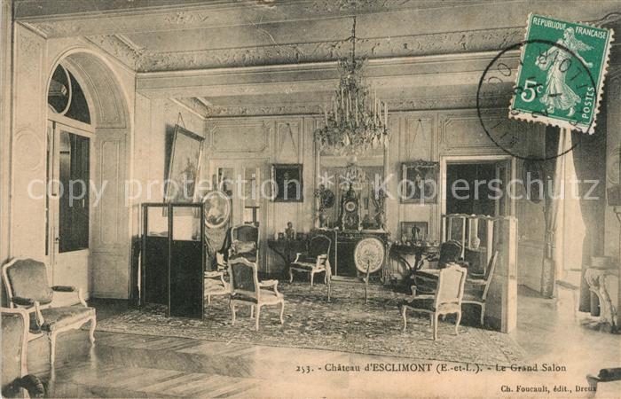 Saint-Symphorien-le-Chateau Chateau d`Esclimont Grand Salon