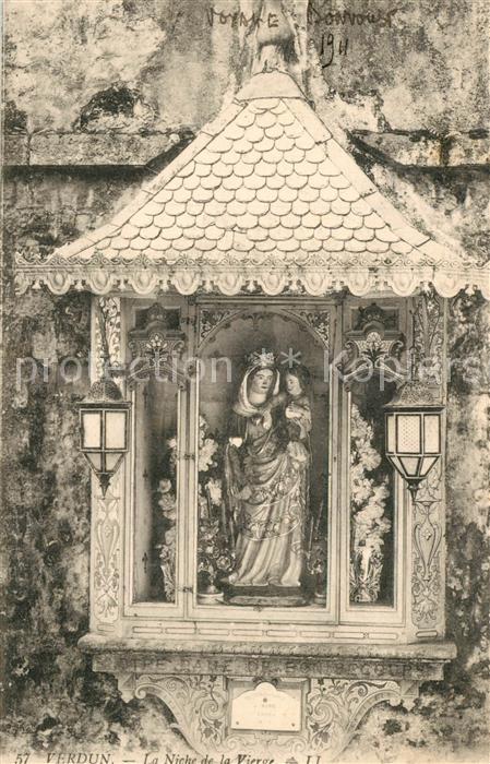 Verdun Meuse La Niche de la Vierge