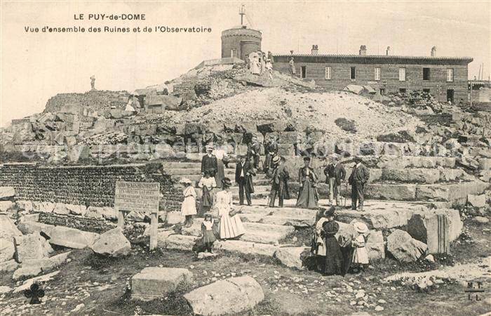 Le Puy de Dome Ruines et de L Observatoire