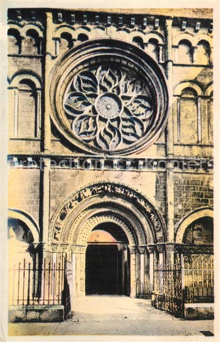 Cognac Charente Eglise St L?ger Portail