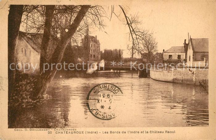 Chateauroux Indre Bords de L Indre et Chateau Raoul