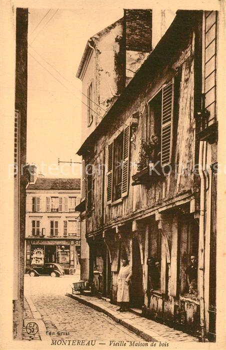 Montereau Loiret Vieille Maison de bois