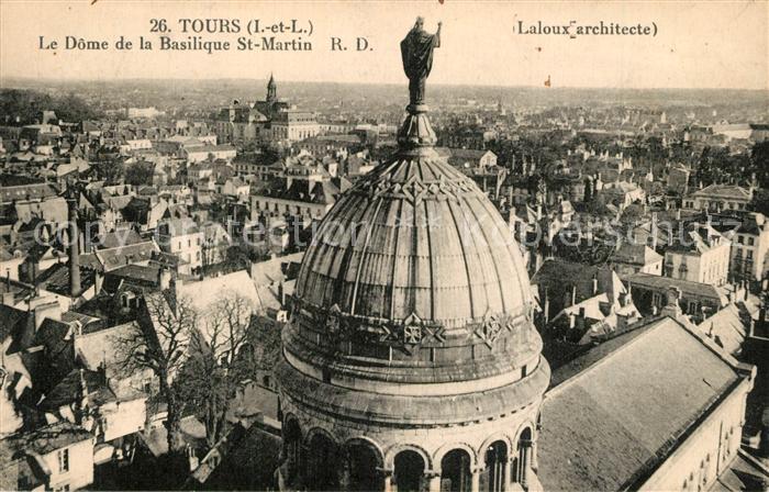 Tours Indre-et-Loire Le Dome de la Basilique St. Martin