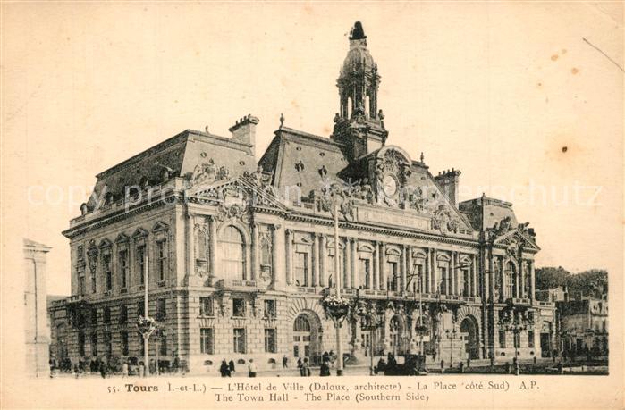 Tours Indre-et-Loire Hotel de Ville
