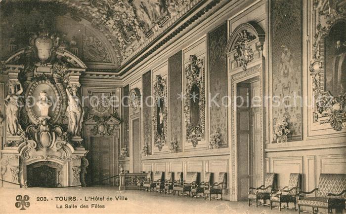 Tours Indre-et-Loire Hotel de Ville Salle des F?tes